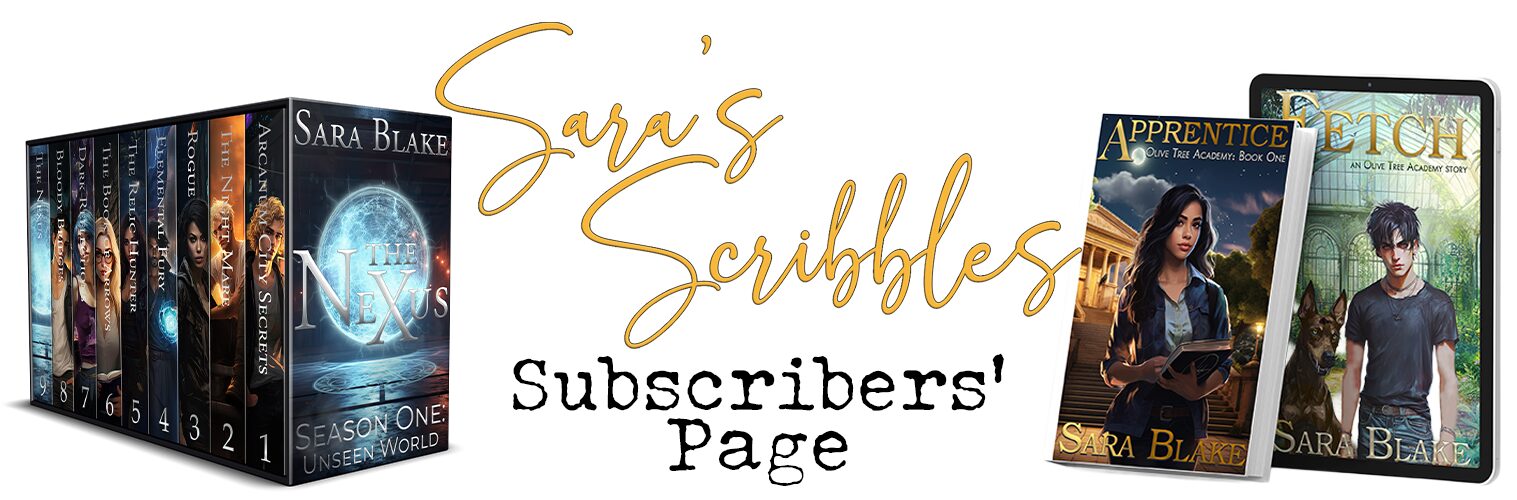 Sara's Scribbles Subscriber Page